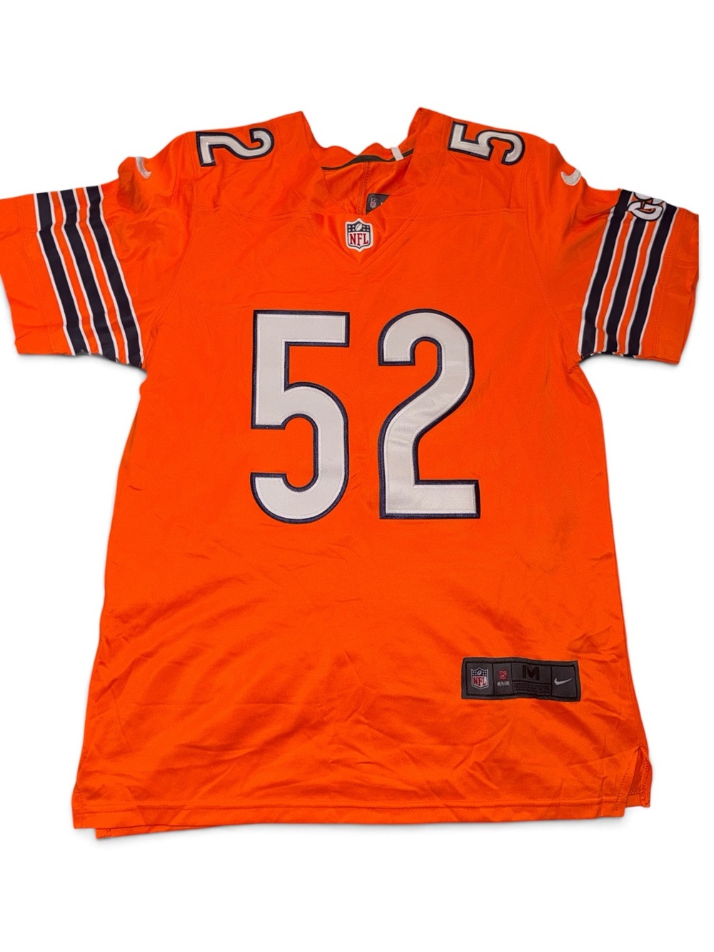 Nike Chicago Bears Christian Jones #52 NFL Jersey Men’s Medium Orange